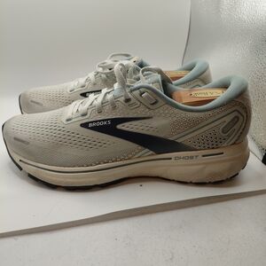 Brooks Women's Ghost Running Shoes - Cream and Blue